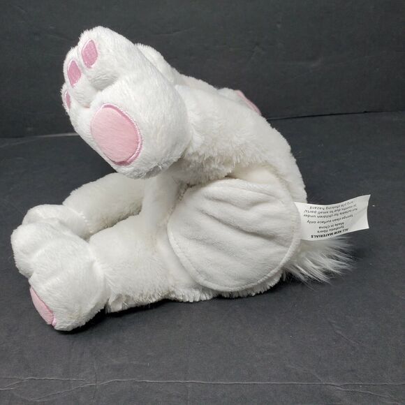 Imagine Nation Easter Bunny Rabbit Plush Musical Sings Electronic White Pink - Picture 6 of 8